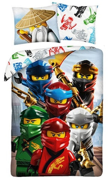 LEGO Dekbedovertrek Ninjago Wu Crew