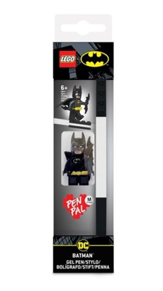 LEGO Gel Pen Met Batman Minifiguur ZWART