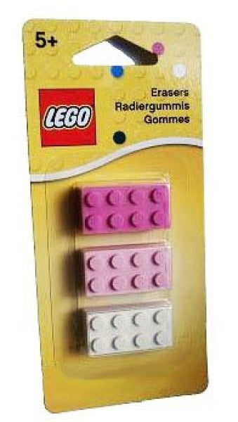 LEGO Gummetjes Roze-Lichtroze-Wit