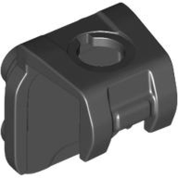 LEGO Harnas met 4 Noppen ZWART (100 stuks)