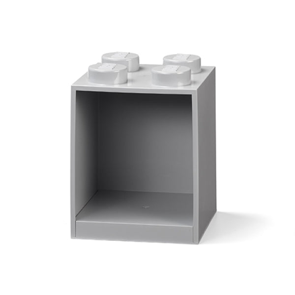 LEGO Iconic Wandschap Steen 4 LICHTGRIJS