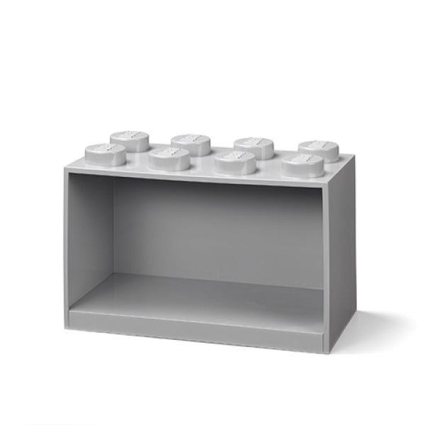 LEGO Iconic Wandschap Steen 8 LICHTGRIJS