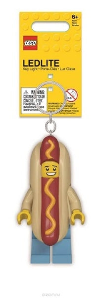 LEGO LED Sleutelhanger Man in Hotdogpak