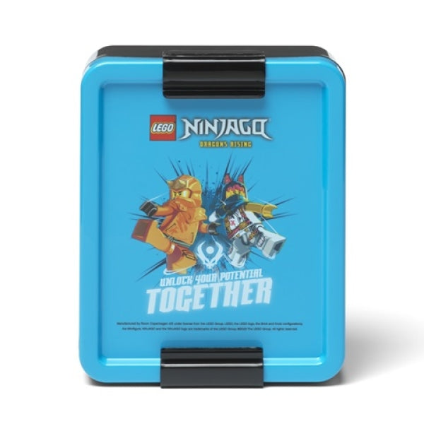 LEGO Lunch Box Ninjago Dragons Rising BLAUW