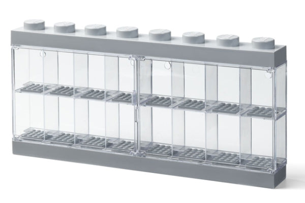 LEGO Minifiguur Display Case 16 LICHTGRIJS
