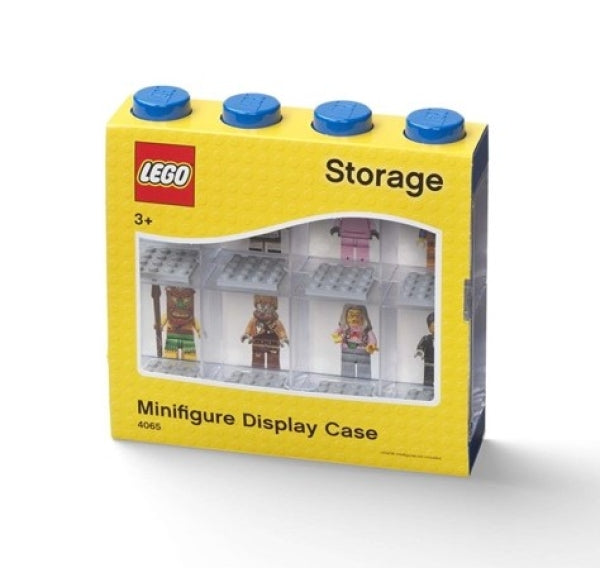 LEGO Minifiguur Display Case 8 BLAUW