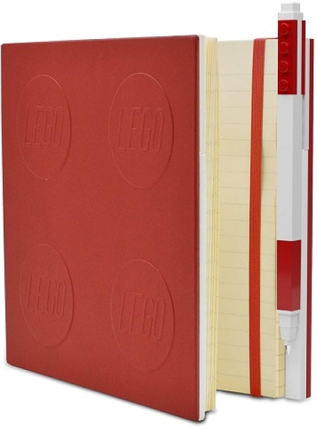 LEGO Notitieboek Deluxe met Pen ROOD