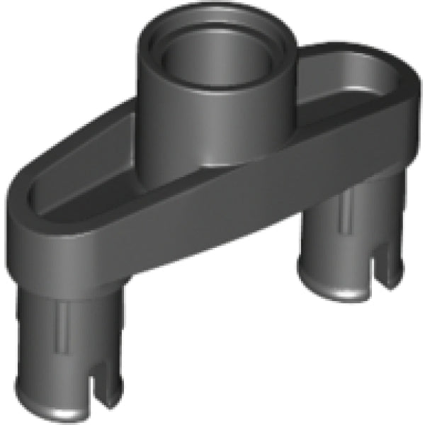 LEGO Pin Connector 3L met 2 Pinnen en Gat ZWART (100 stuks)