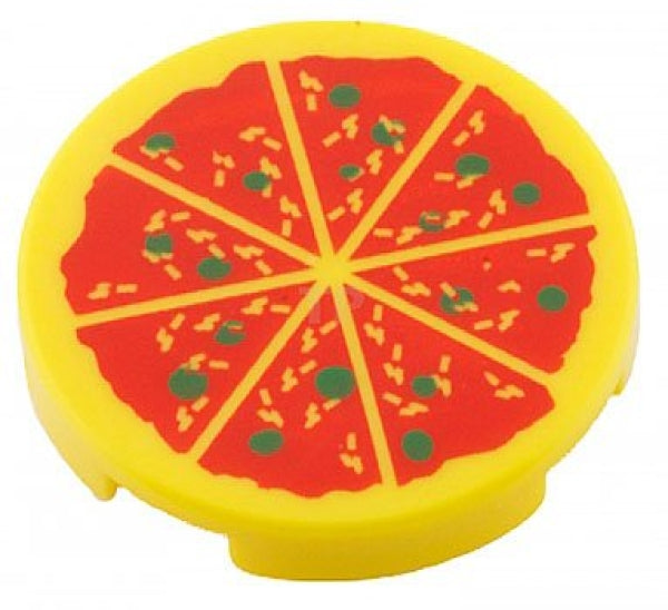 LEGO Pizza GEEL (10 stuks)