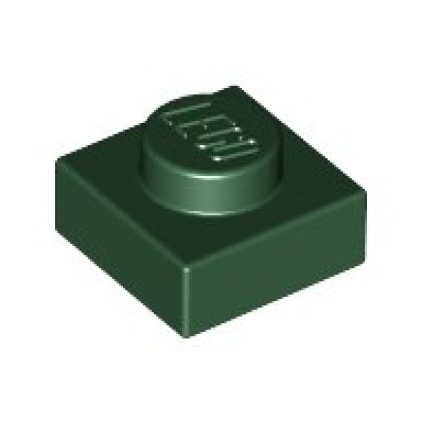 LEGO Plaat 1x1 DONKERGROEN (100 stuks)