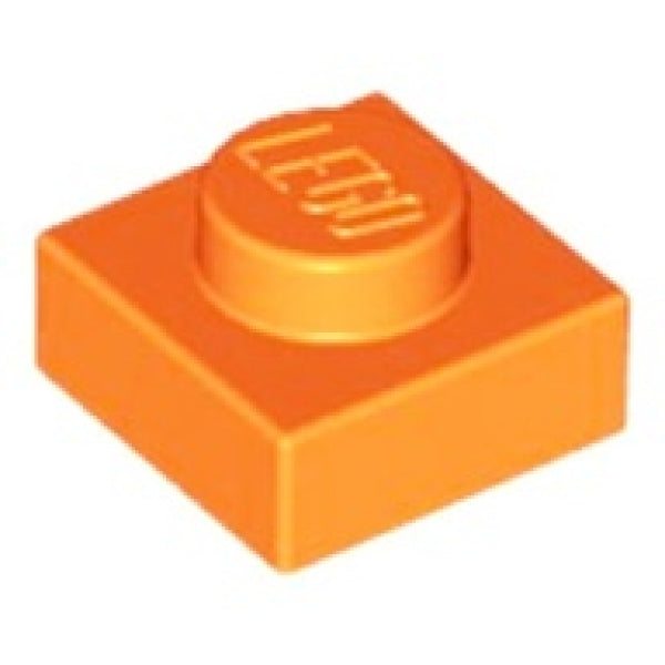 LEGO Plaat 1x1 ORANJE (100 stuks)