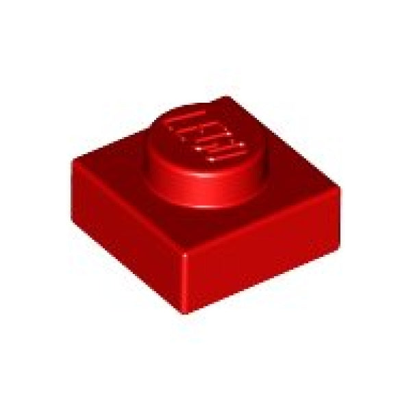 LEGO Plaat 1x1 ROOD (100 stuks)