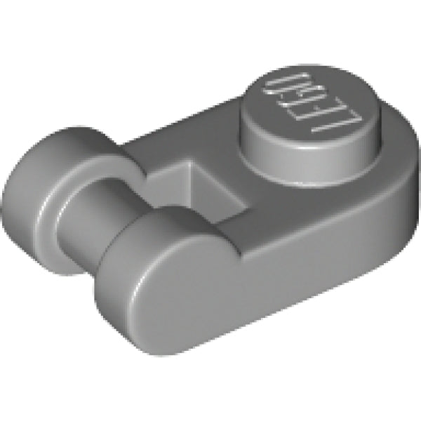 LEGO Plaat 1x1 Rond met Hendel LICHTGRIJS (100 stuks)