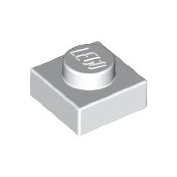 LEGO Plaat 1x1 WIT (100 stuks)