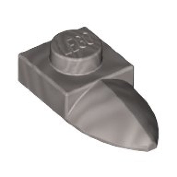 LEGO Plaat 1x1 met Tand ZILVERKLEURIG (100 stuks)