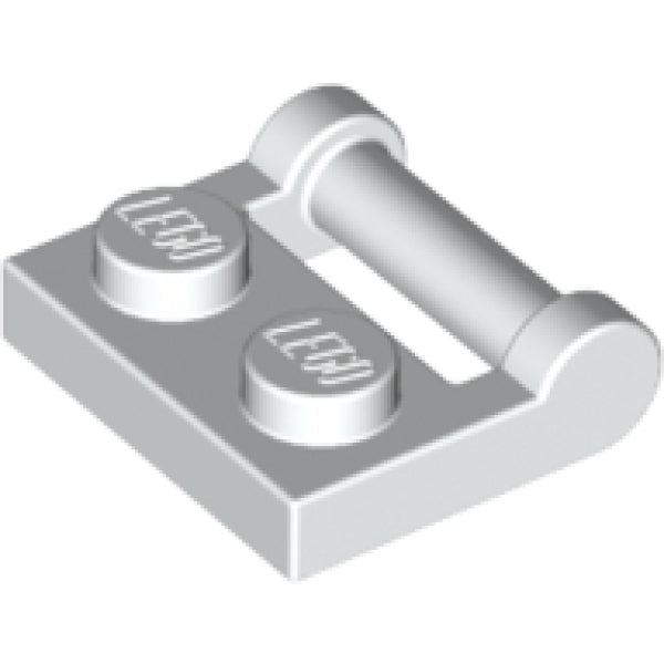 LEGO Plaat 1x2 met Hendel WIT (100 stuks)