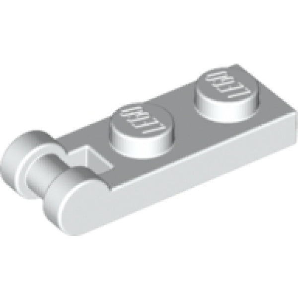 LEGO Plaat 1x2 met Hendel op Eind WIT (100 stuks)
