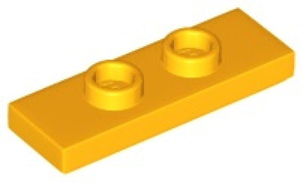 LEGO Plaat 1x3 met 2 Noppen OKERGEEL (100 stuks)