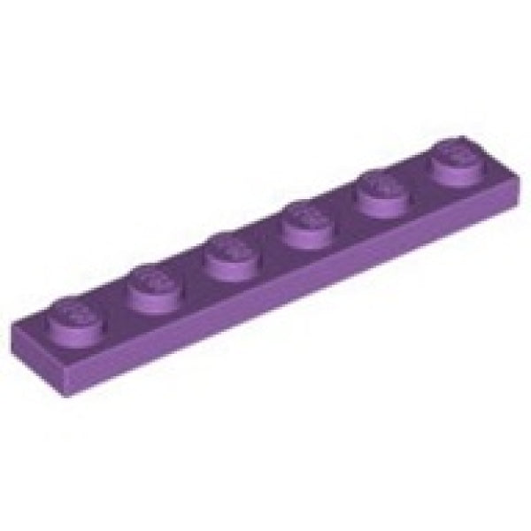 LEGO Plaat 1x6 LAVENDEL(100 stuks)