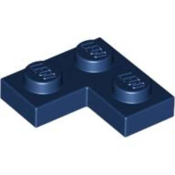 LEGO Plaat 2x2 Hoek DONKERBLAUW (100 stuks)
