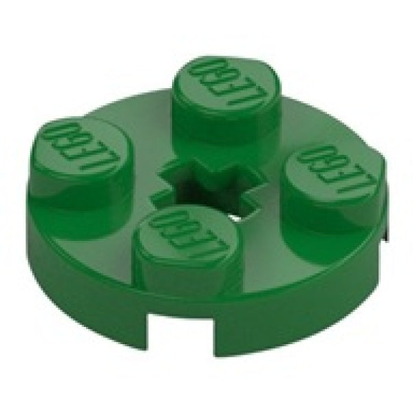 LEGO Plaat 2x2 Rond GROEN (100 stuks)