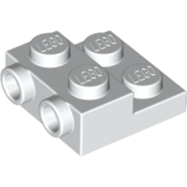 LEGO Plaat 2x2x2/3 met Zij-noppen WIT (100 stuks)