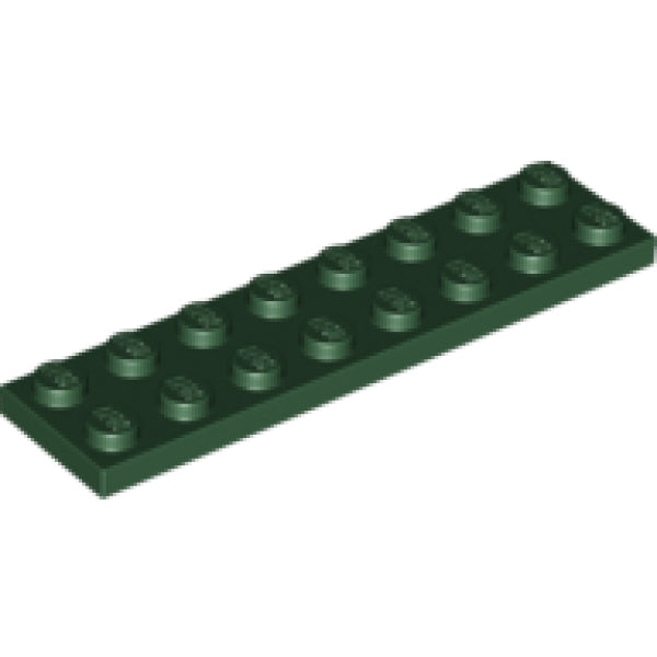 LEGO Plaat 2x8 DONKERGROEN (100 stuks)