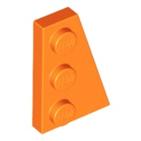 LEGO Plaat 3x2 Wedge Rechts ORANJE (100 stuks)