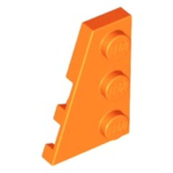 LEGO Plaat 3x2 Wedge Links ORANJE (100 stuks)