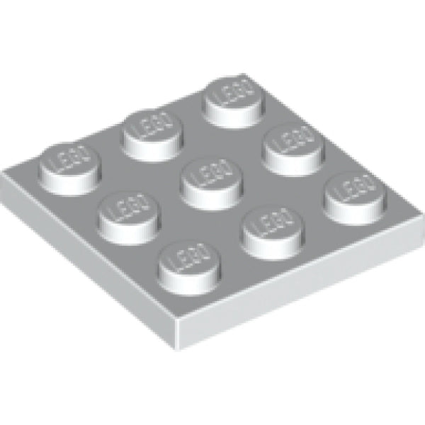 LEGO Plaat 3x3 WIT (100 stuks)