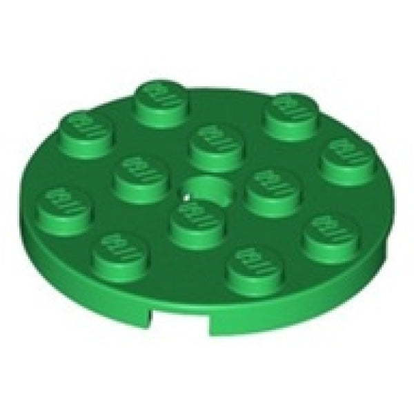 LEGO Plaat 4x4 Rond GROEN (100 stuks)