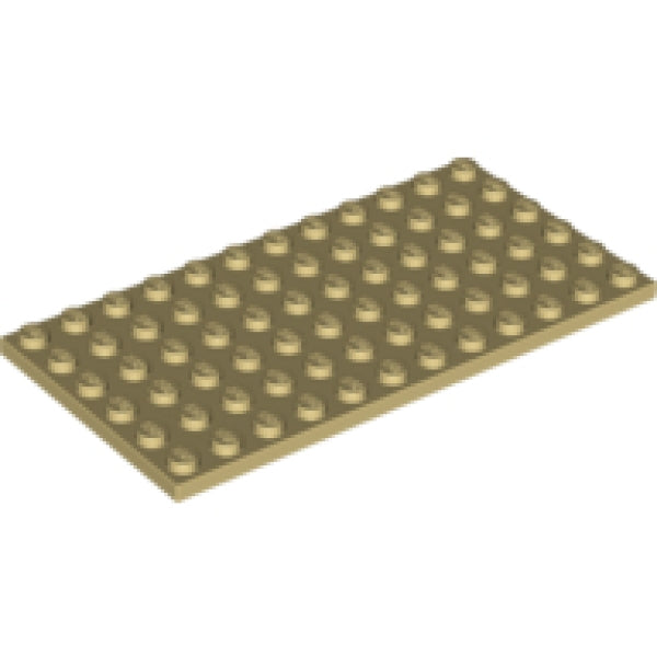 LEGO Plaat 6x12 BEIGE