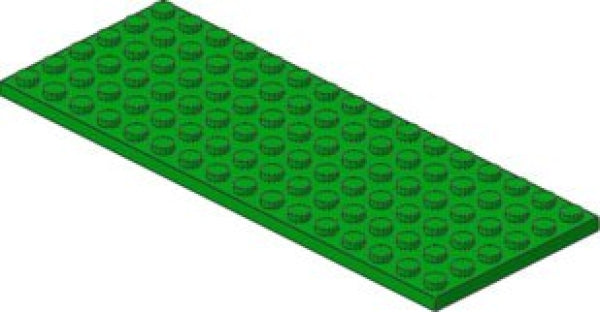 LEGO Plaat 6x16 GROEN