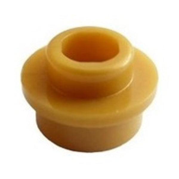 LEGO Plaat Rond 1x1 Open Nop GOUDKLEURIG (100 stuks)