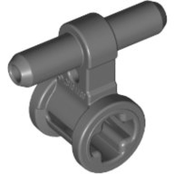 LEGO Pneumatisch Verbinding met Bush DONKERGRIJS (100 stuks)