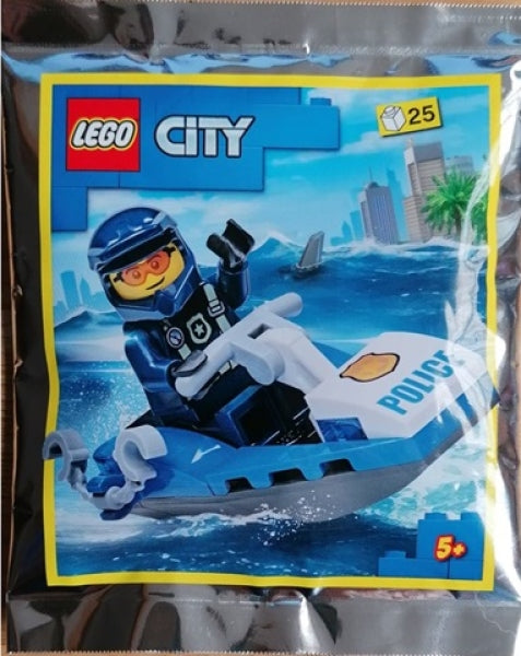 LEGO Politieagent met Waterscooter (Polybag)