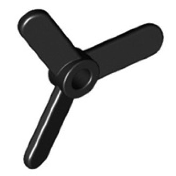 LEGO Propeller 3 Bladen Small ZWART (100 stuks)