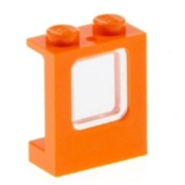 LEGO Raam 1x2x2 met Glas ORANJE