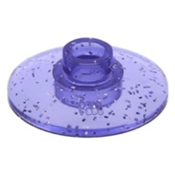 LEGO Radar 2x2 GLITTER TRANSPARANT PAARS (100 stuks)