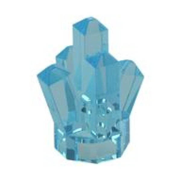 LEGO Rotskristal TRANSPARANT LICHTBLAUW (100 stuks)