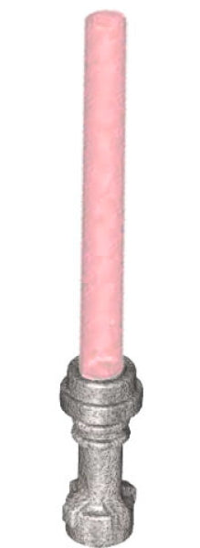 LEGO SW Lichtzwaard ZILVER-ROZE