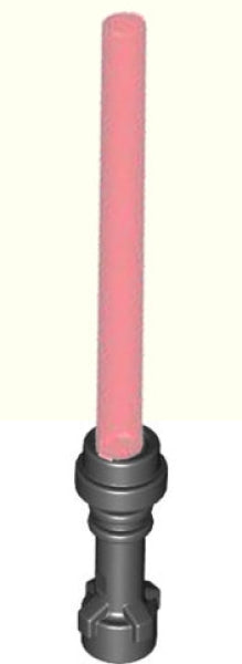 LEGO SW Lichtzwaard ZWART-ROOD