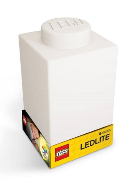 LEGO Siliconen LED Nachtlampje WIT