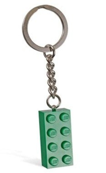 LEGO Sleutelhanger Steen 2x4 GROEN