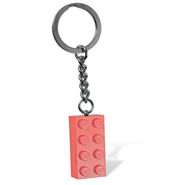 LEGO Sleutelhanger Steen 2x4 KORAAL