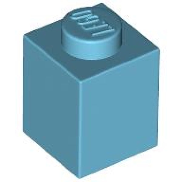 LEGO Steen 1x1 AZUURBLAUW (100 stuks)