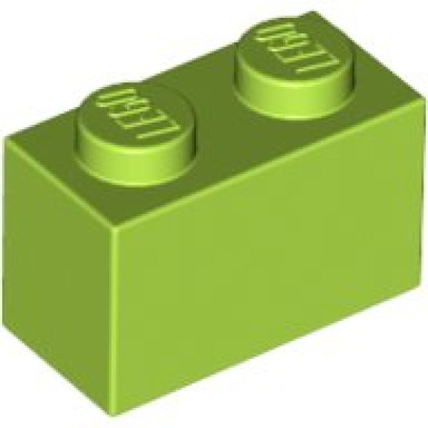 LEGO Steen 1x2 LIMEGROEN (100 stuks)
