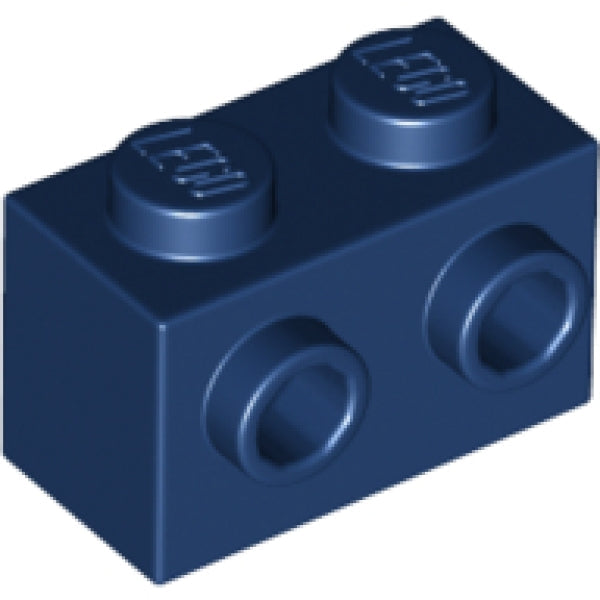 LEGO Steen 1x2 met Zij-noppen DONKERBLAUW (100 stuks)