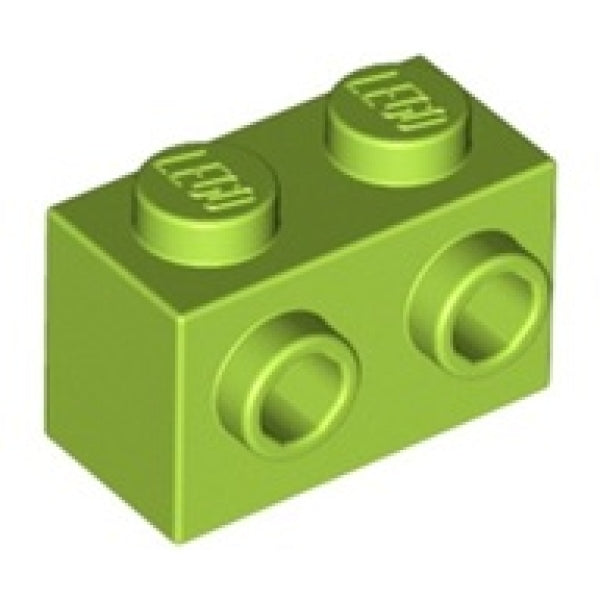 LEGO Steen 1x2 met Zij-noppen LIMEGROEN (100 stuks)