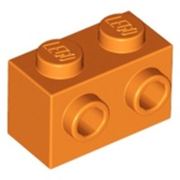 LEGO Steen 1x2 met Zij-noppen ORANJE (100 stuks)
